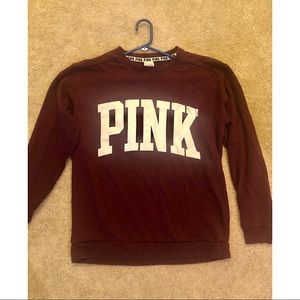 Vs pink oversized sweatshirt